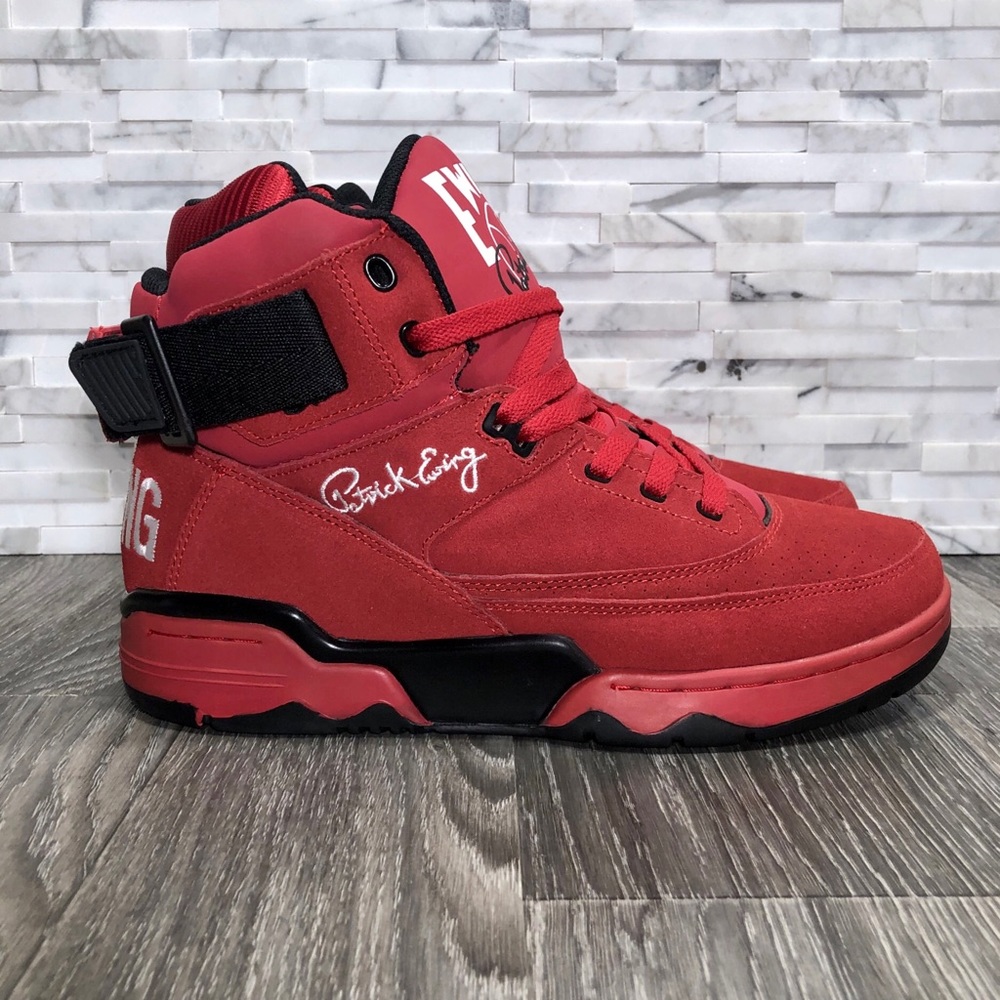 Ewing 33 Hi Red & Black OG VNDS With OG Box - Picture 5 of 16